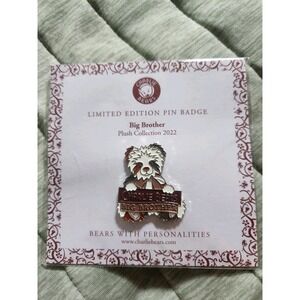 Charlie Bears Limited Edition 400 Pin Badge Big Brother 2022 NEW